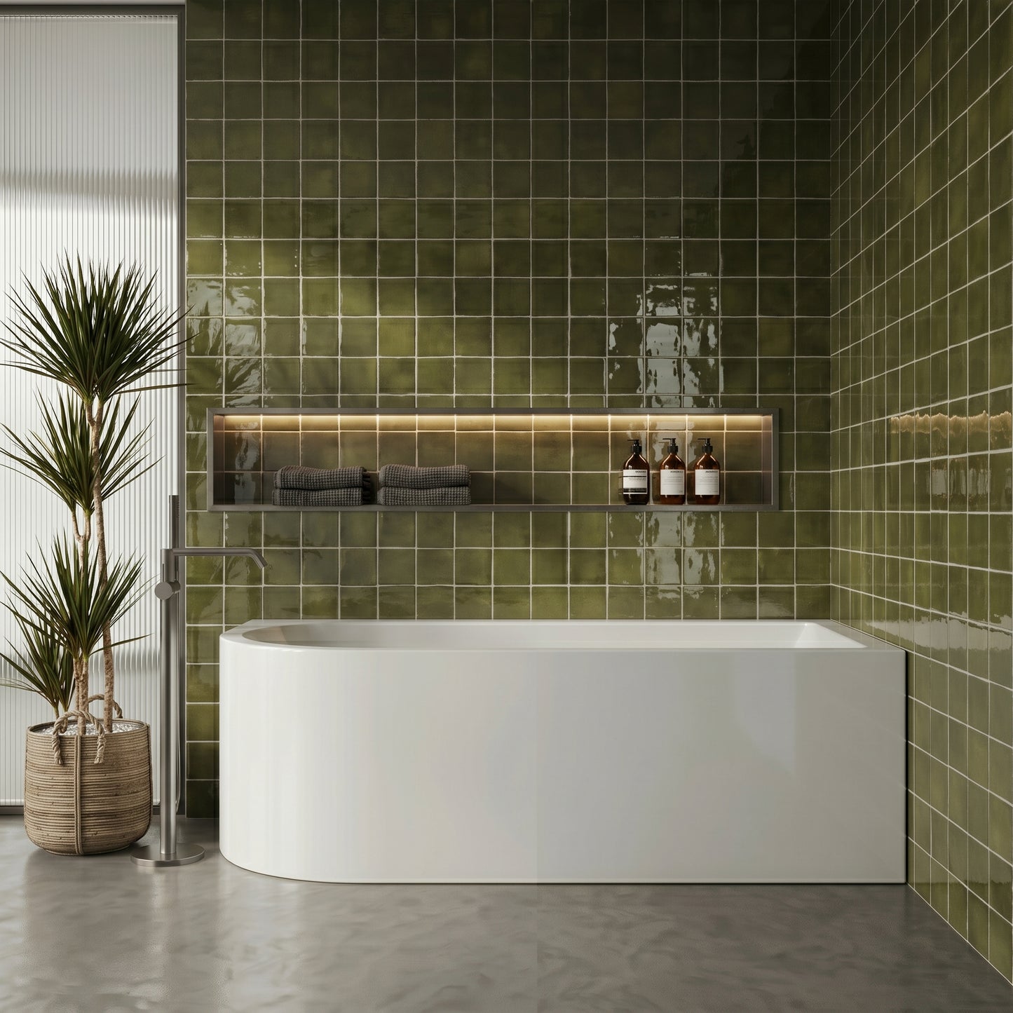 Fairford Reggio 1500 x 710 x 590mm Right Hand Corner Bath