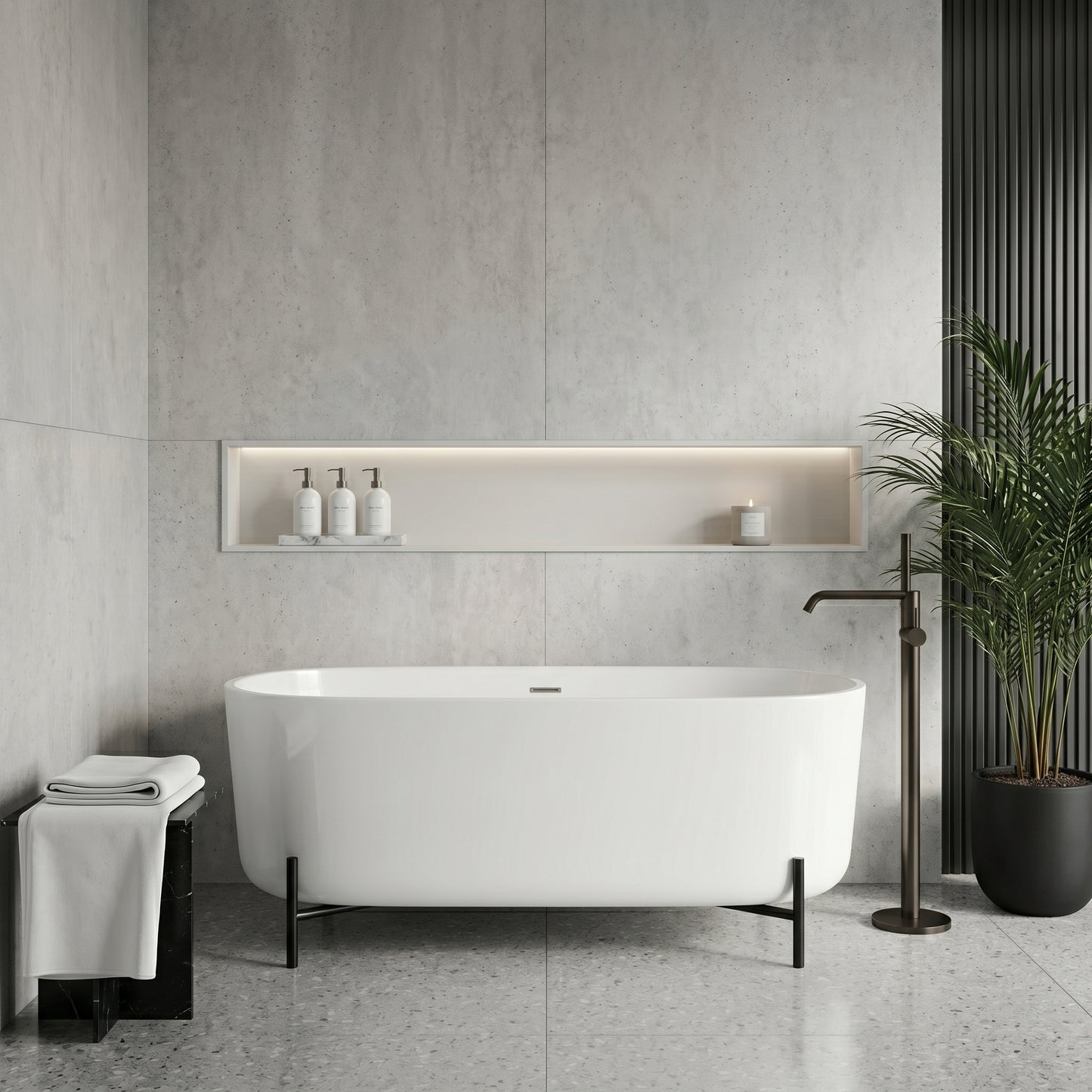 Fairford Revenna 1700 x 750 x 770mm Freestanding Bath