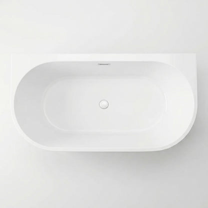 Fairford Rimini Back To Wall 1600 x 780 x 590mm Freestanding Bath