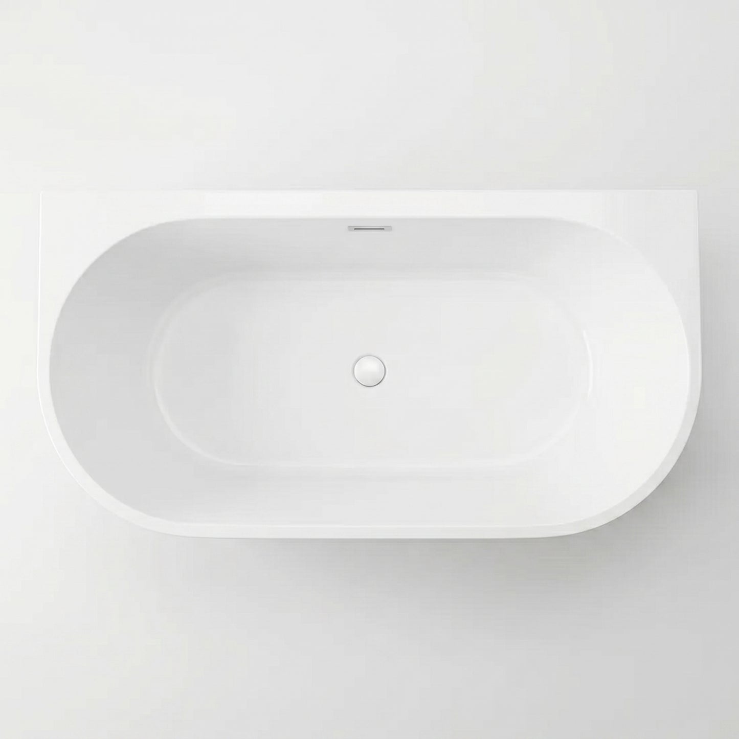 Fairford Rimini Back To Wall 1700 x 780 x 590mm Freestanding Bath