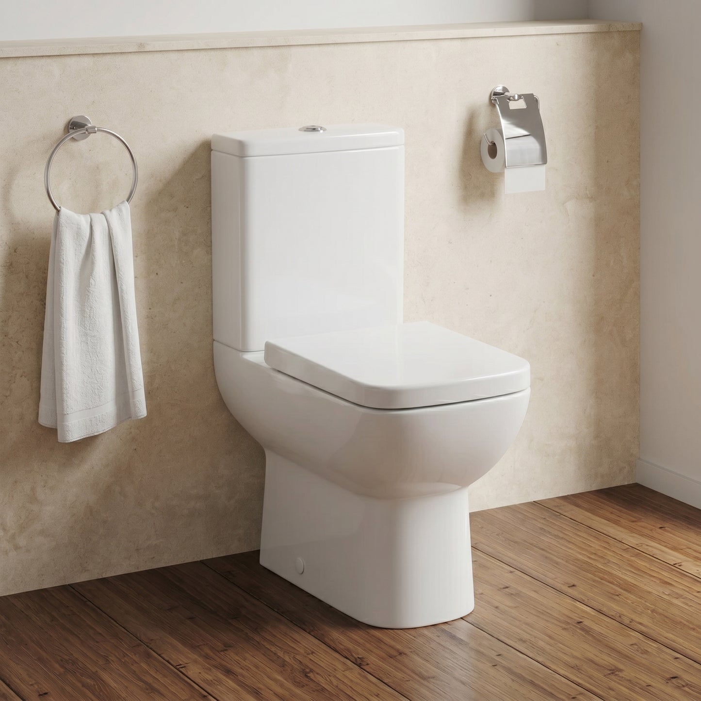 Fairford Roda Close Coupled Toilet with Soft Close Seat