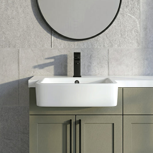 Fairford Roma 480mm Semi Recessed Basin