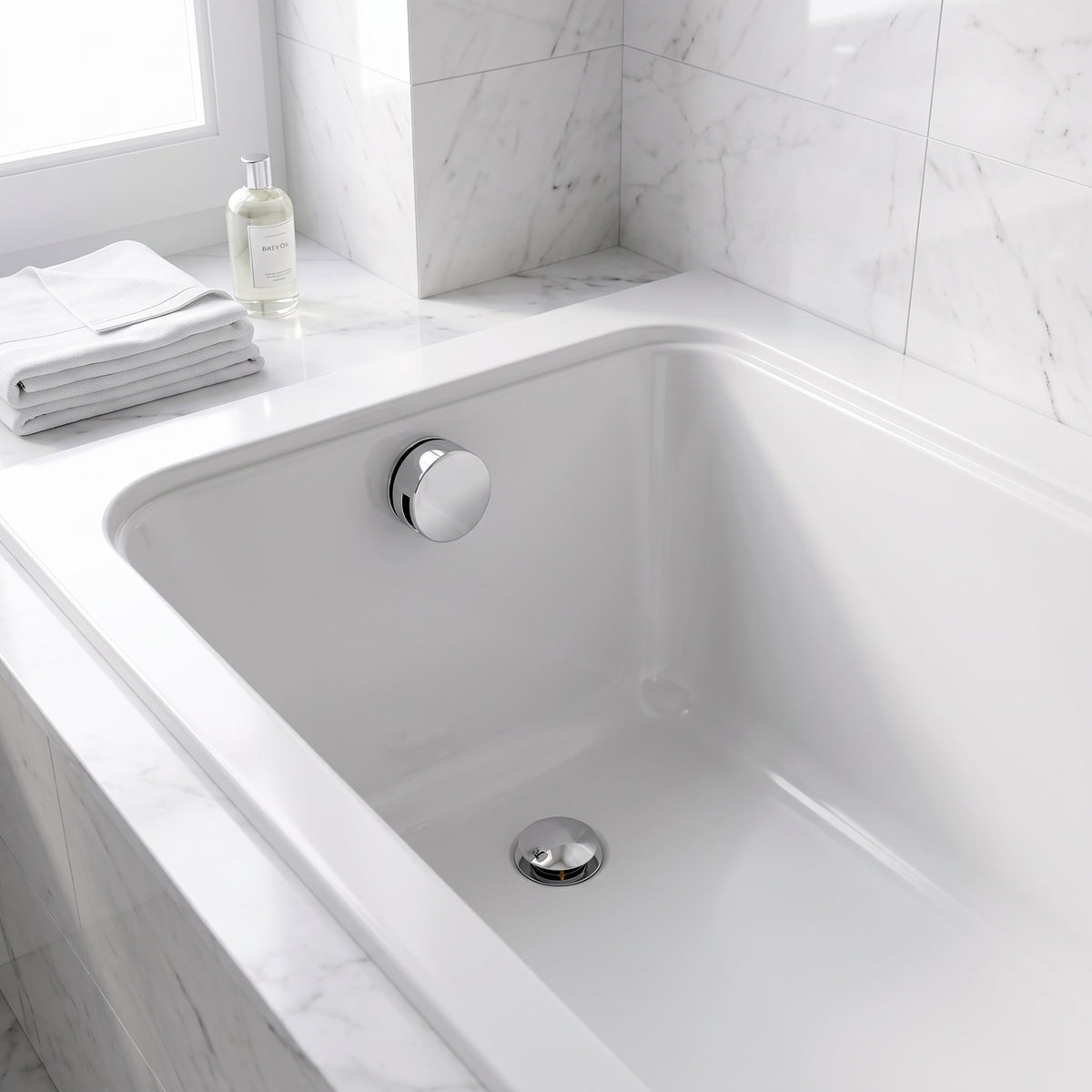 Fairford Round Freeflow Bath Filler