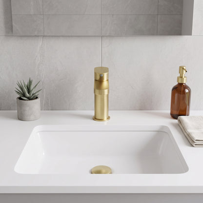 Fairford Sienne Brushed Brass Basin Mixer