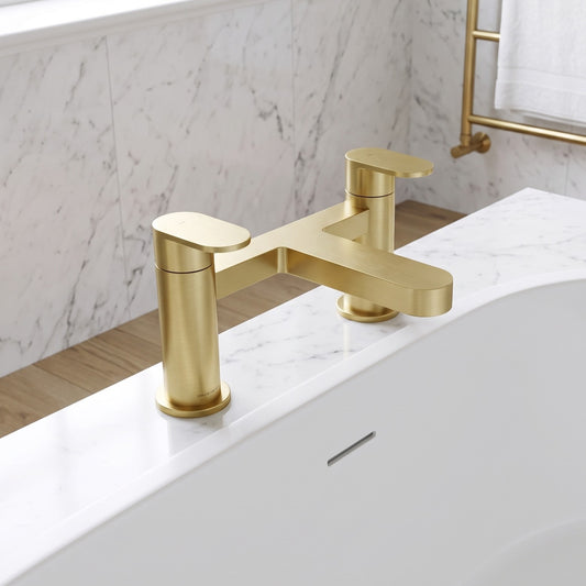Fairford Sienne Brushed Brass Bath Filler