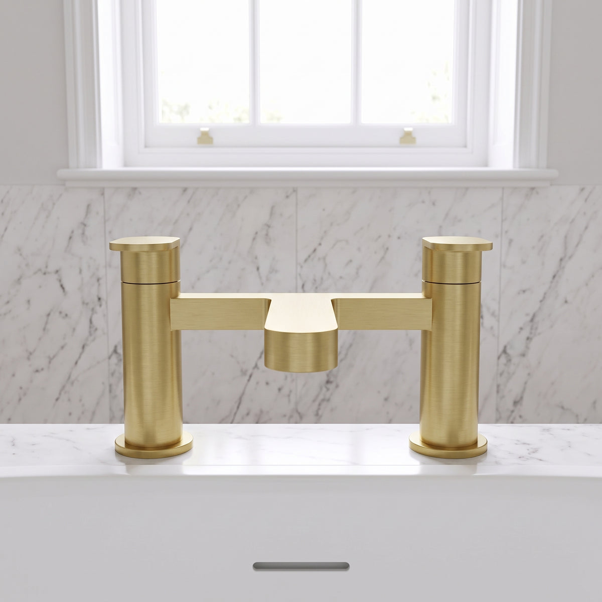 Fairford Sienne Brushed Brass Bath Filler