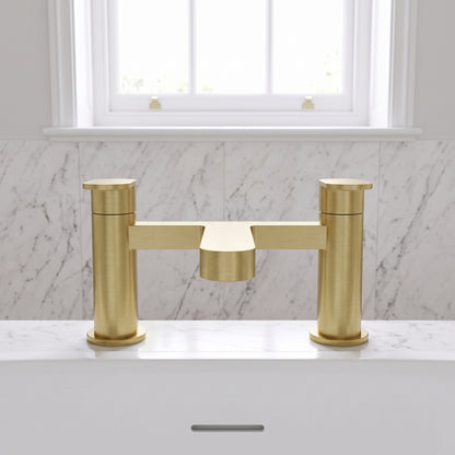 Fairford Sienne Brushed Brass Bath Filler