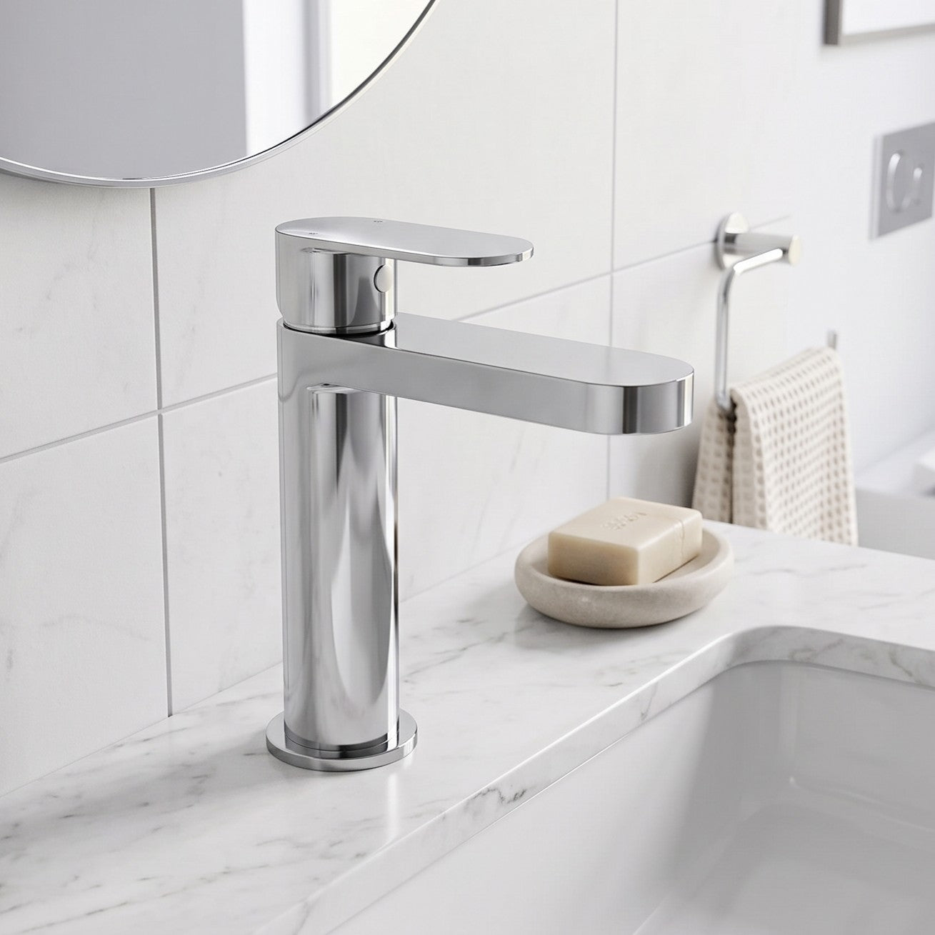 Fairford Sienne Chrome Basin Mixer
