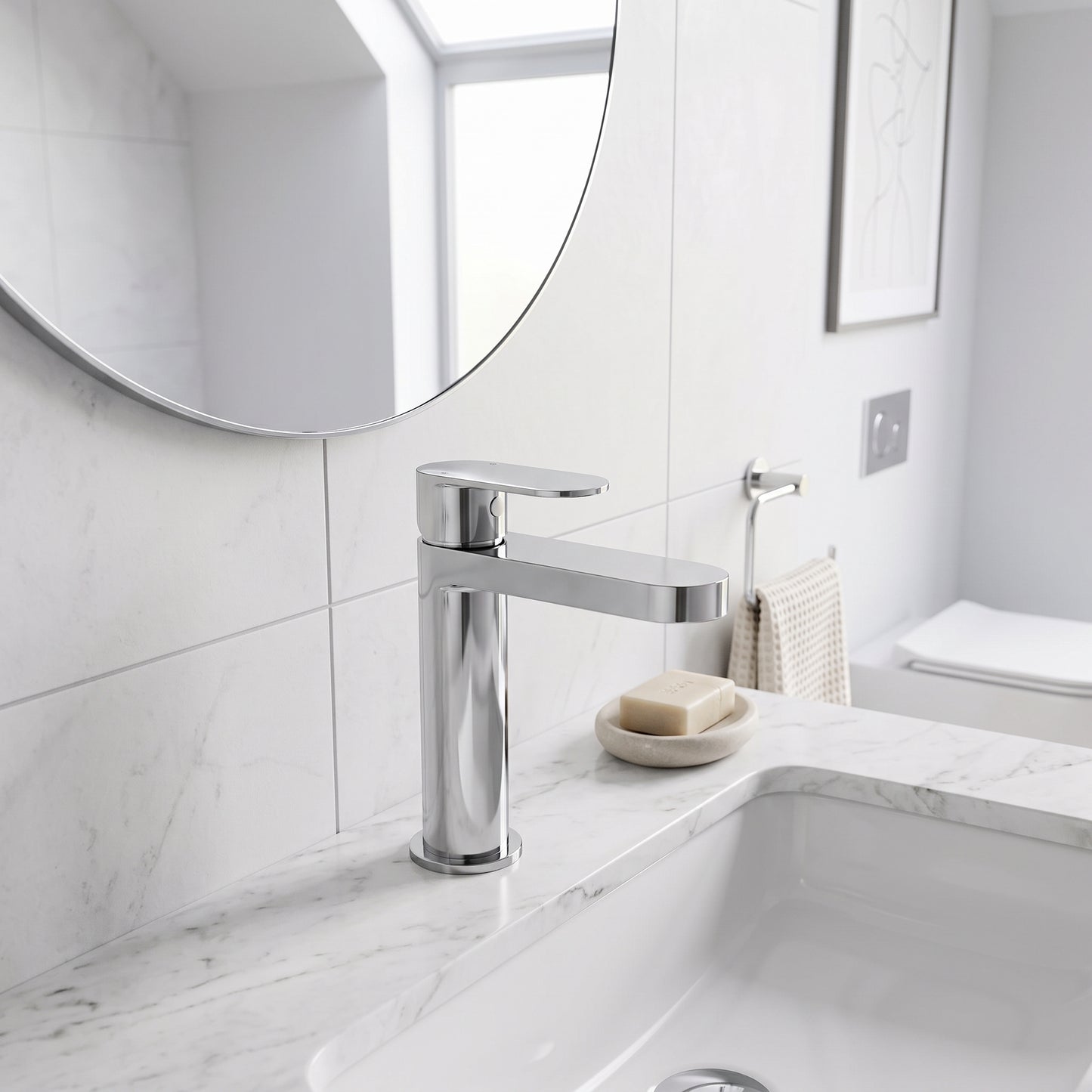 Fairford Sienne Chrome Basin Mixer