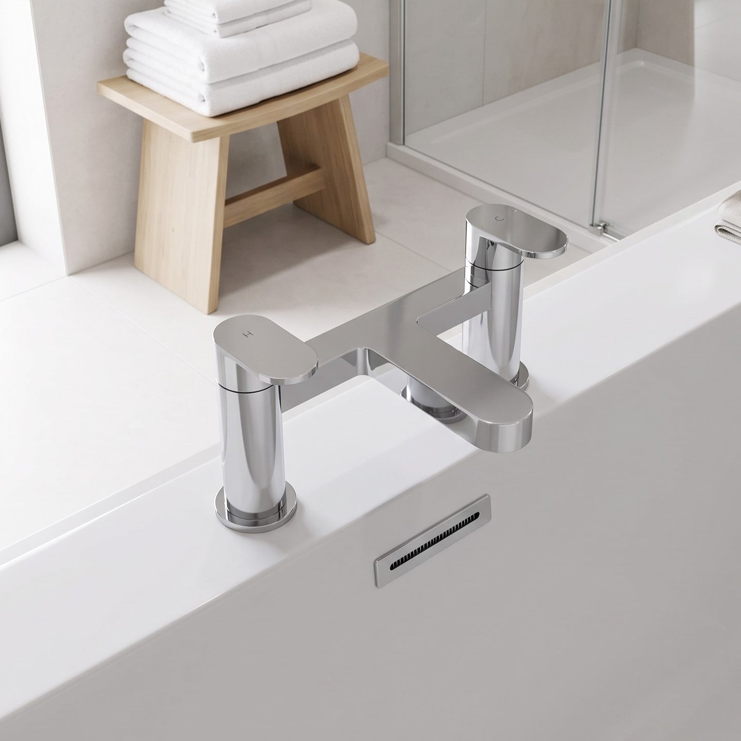 Fairford Sienne Chrome Bath Filler