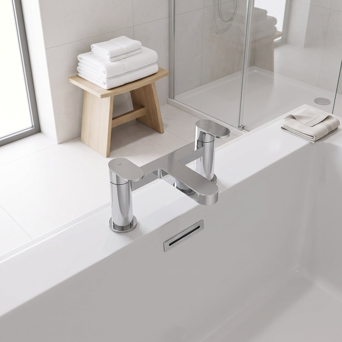 Fairford Sienne Chrome Bath Filler