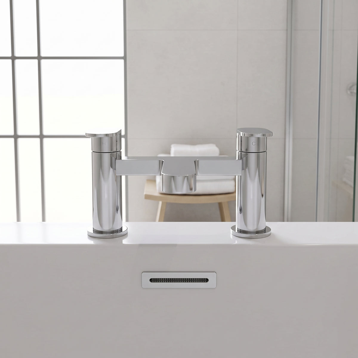 Fairford Sienne Chrome Bath Filler
