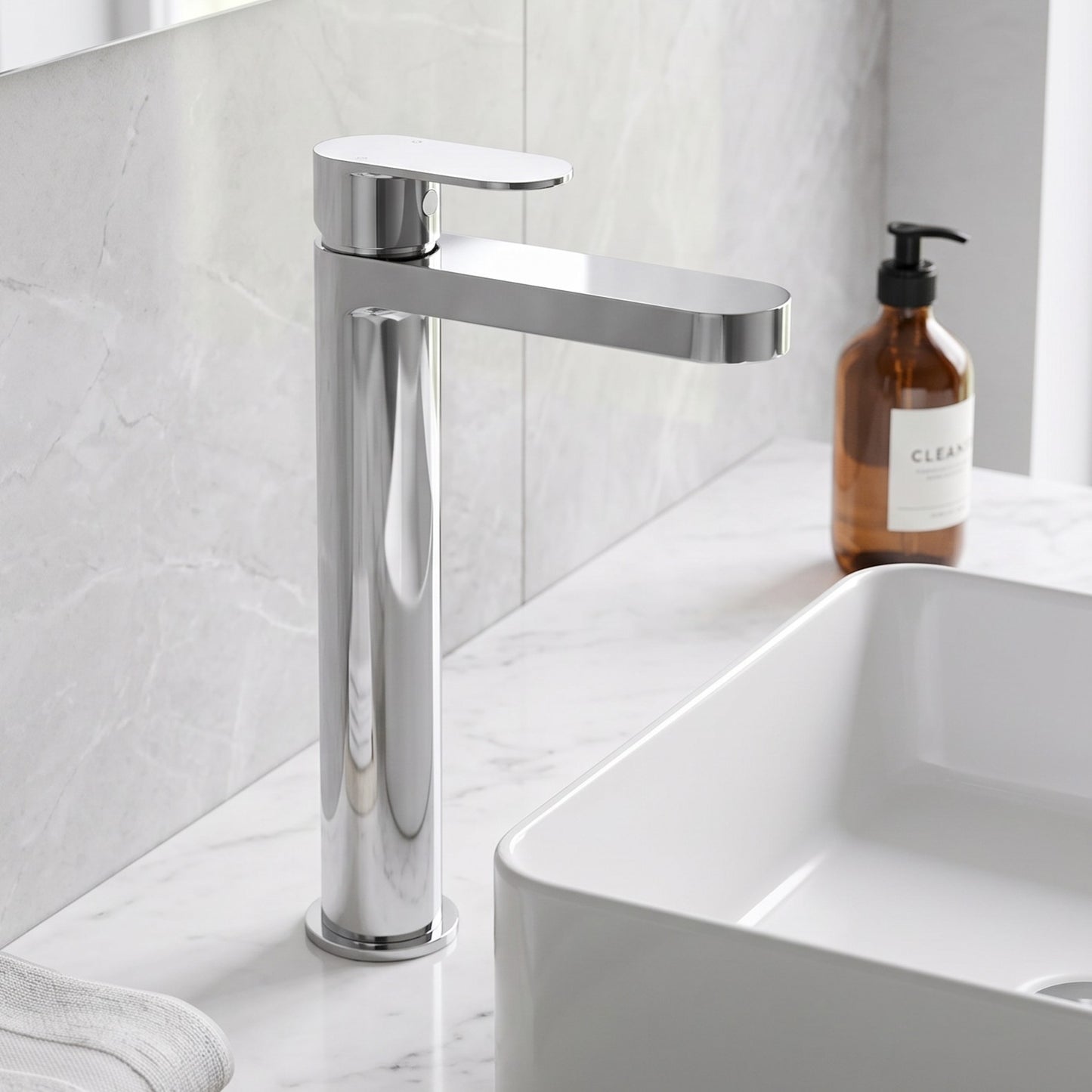 Fairford Sienne Chrome High Rise Basin Mixer