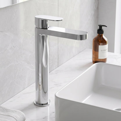 Fairford Sienne Chrome High Rise Basin Mixer