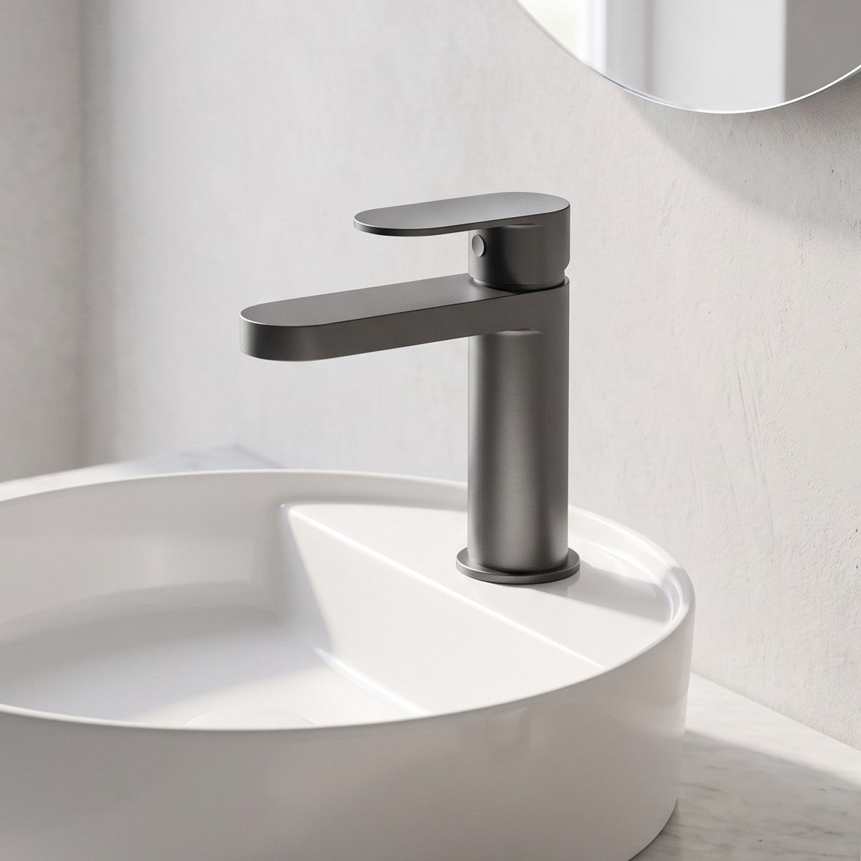 Fairford Sienne Matt Black Basin Mixer
