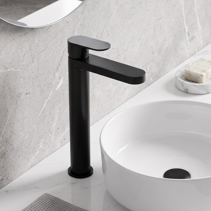 Fairford Sienne Matt Black High Rise Basin Mixer