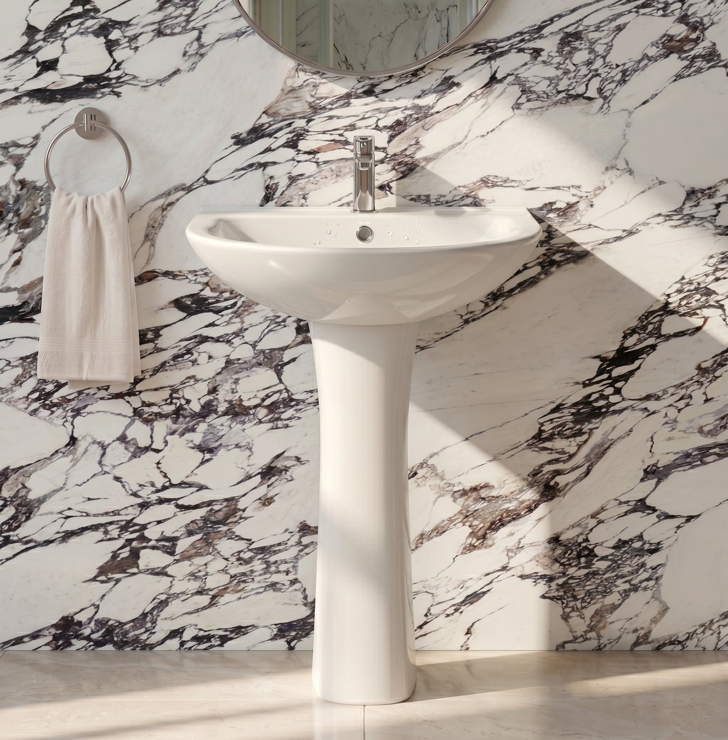 Fairford Sierra 560mm Basin and Pedestal