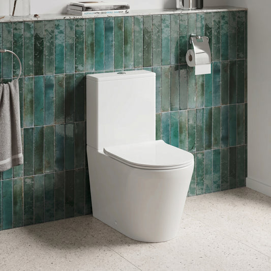 Fairford Sierra Pure Rimless Close Coupled Toilet with Soft Close Seat