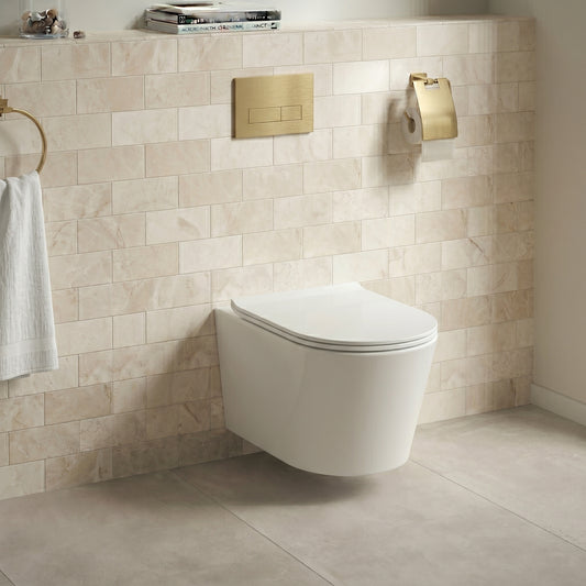Fairford Sierra Wall Hung Toilet with Soft Close Seat