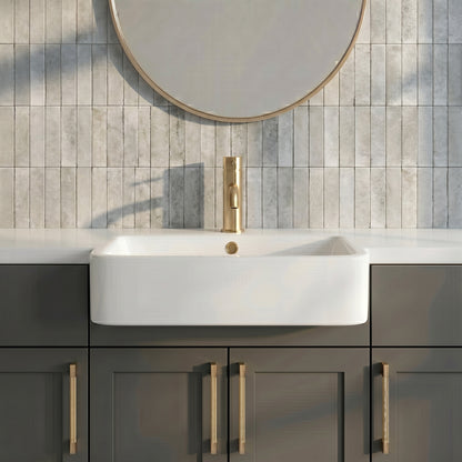 Fairford Solar 570mm Semi Recessed Basin