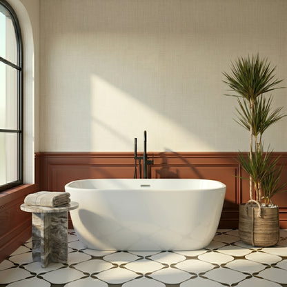 Fairford Spello 1680 x 750 x 570mm Polished Freestanding Bath