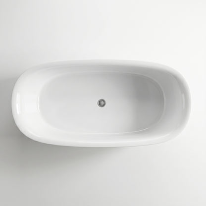 Fairford Spello 1680 x 750 x 570mm Polished Freestanding Bath