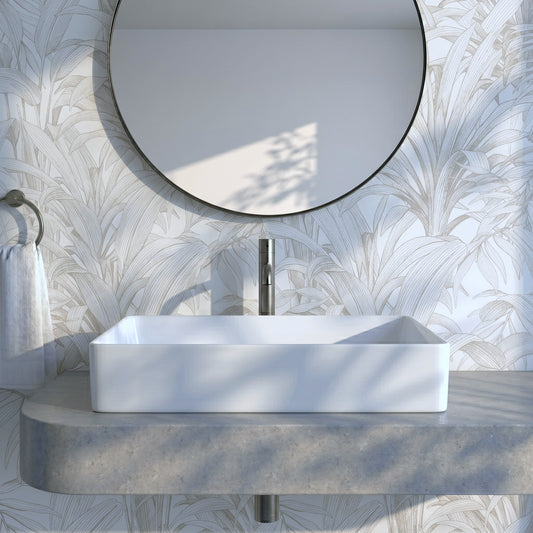 Fairford Stance 750mm Countertop Basin - White