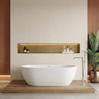 Fairford Tesselate 1490 x 770 x 590mm Freestanding Bath