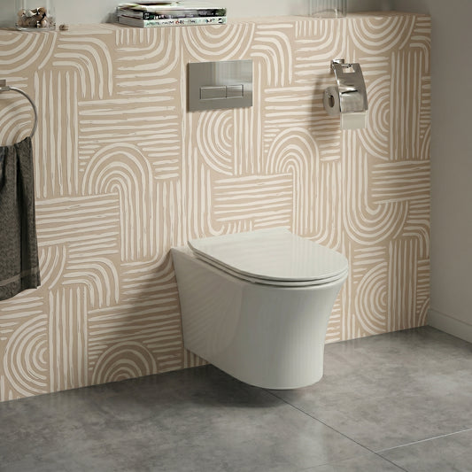 Fairford Tiene Rimless Wall Hung Toilet With Wrap Over Soft Close Seat