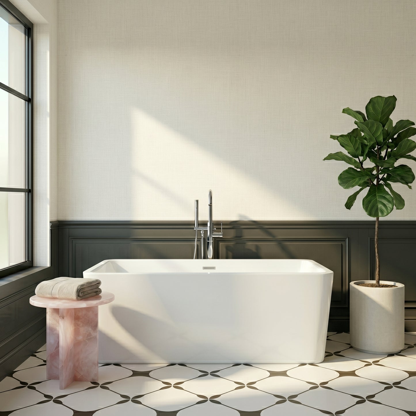 Fairford Torino 1700 x 735 x 580mm Freestanding Bath