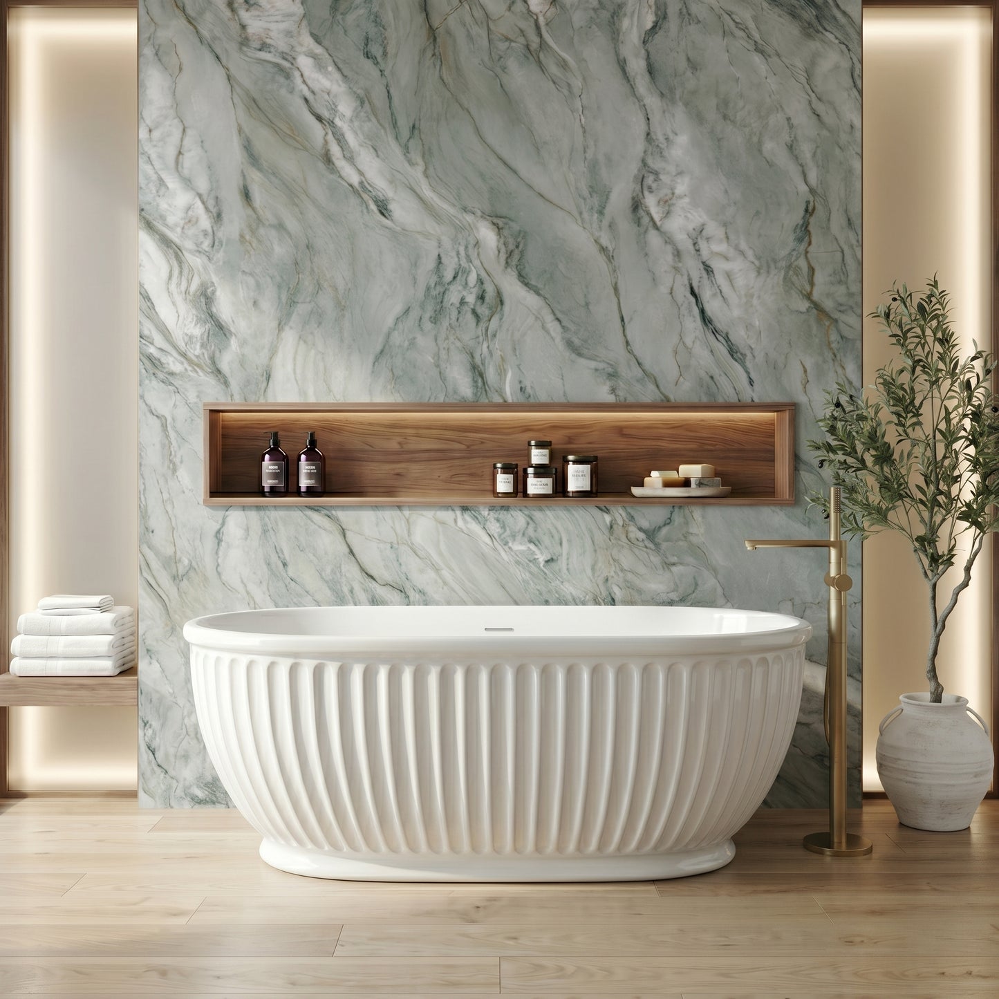 Fairford Trevi 1680 x 750 x 570mm Freestanding Bath