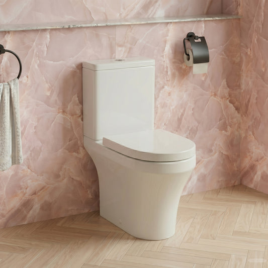 Fairford Turin Comfort Height Close Coupled Toilet with Soft Close Seat