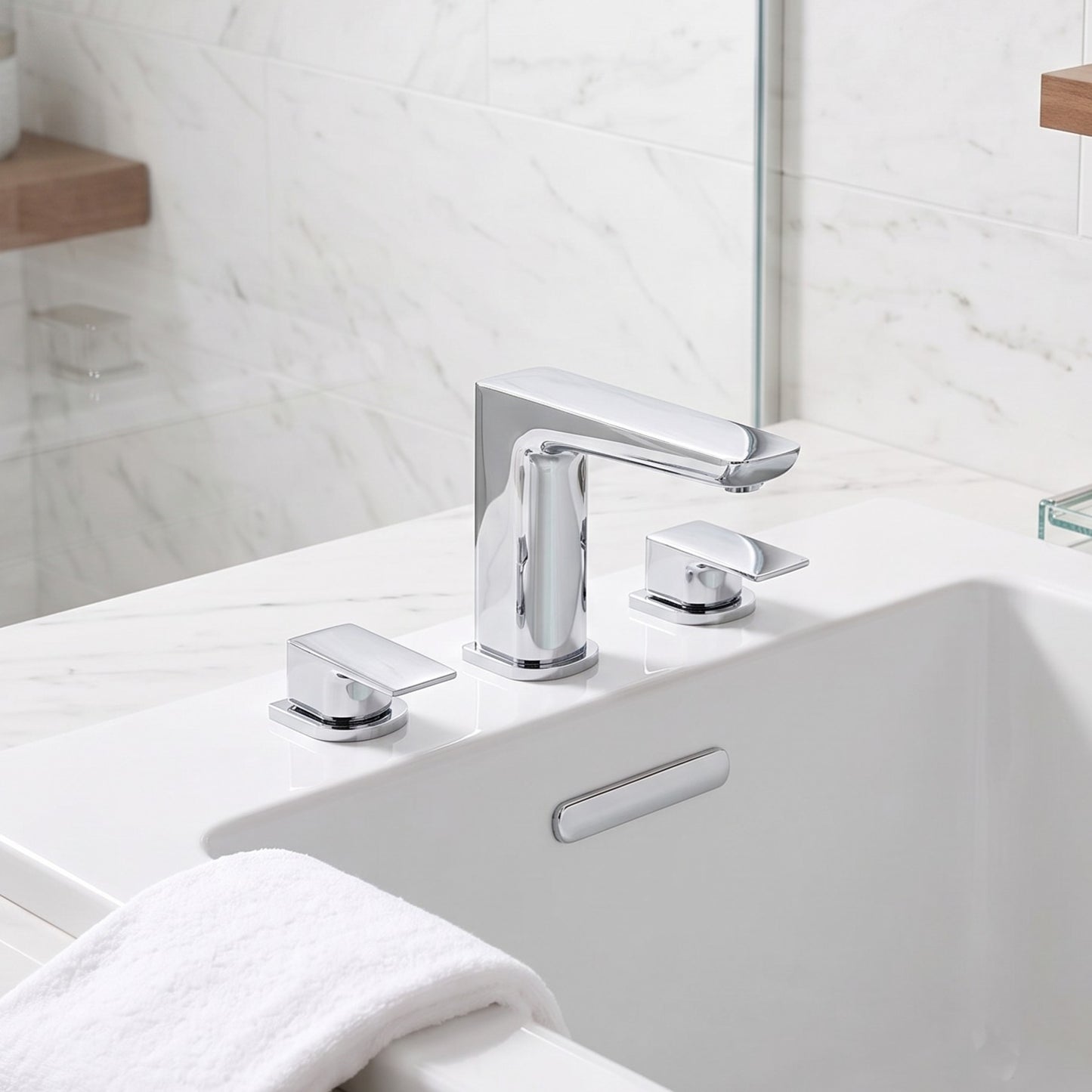 Fairford Una 3 Hole Bath Filler