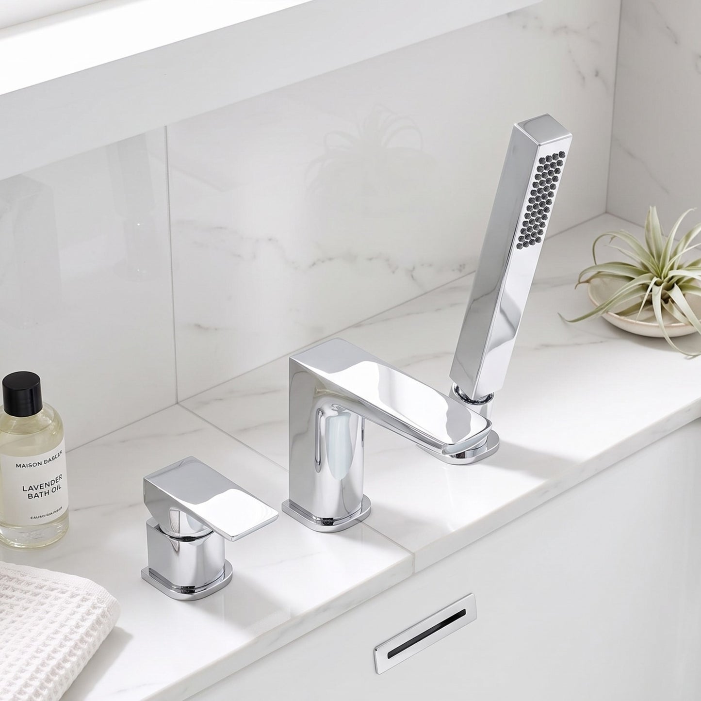Fairford Una 3 Hole Bath Shower Mixer