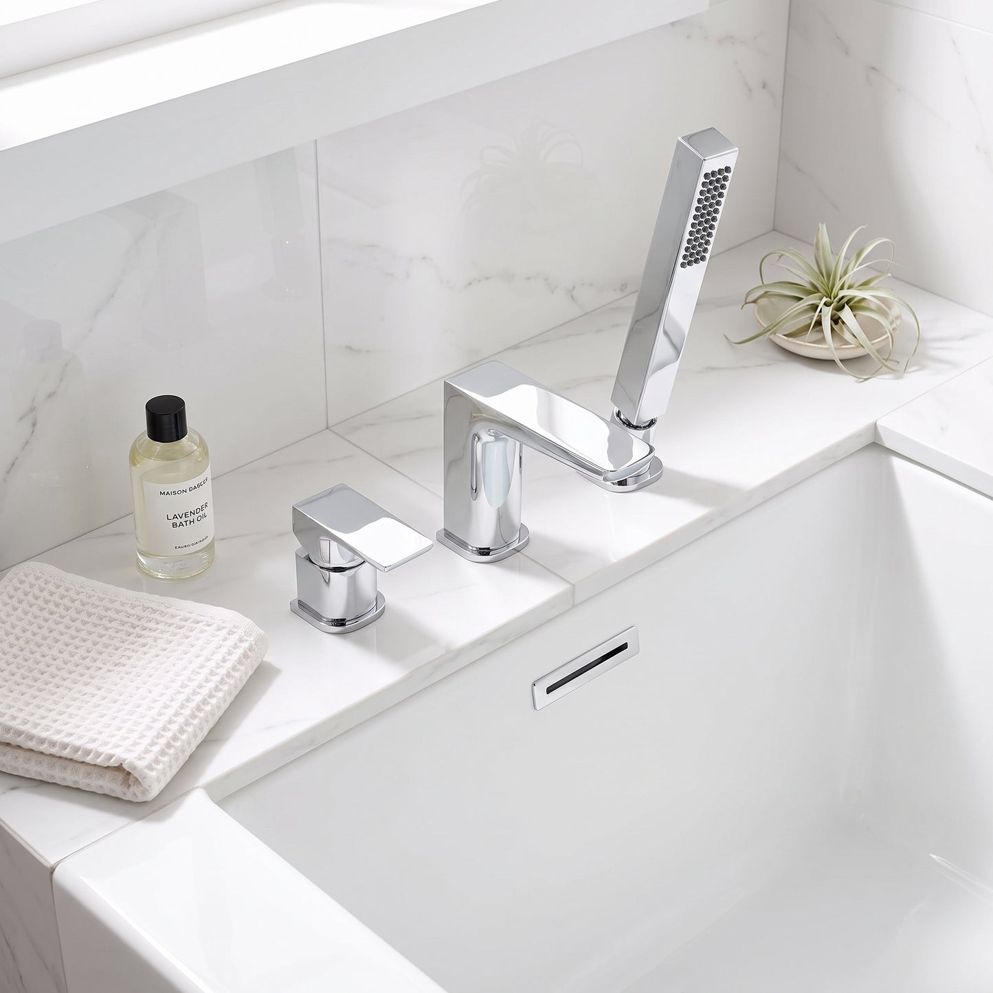 Fairford Una 3 Hole Bath Shower Mixer