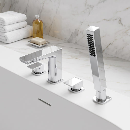 Fairford Una 4 Hole Bath Shower Mixer