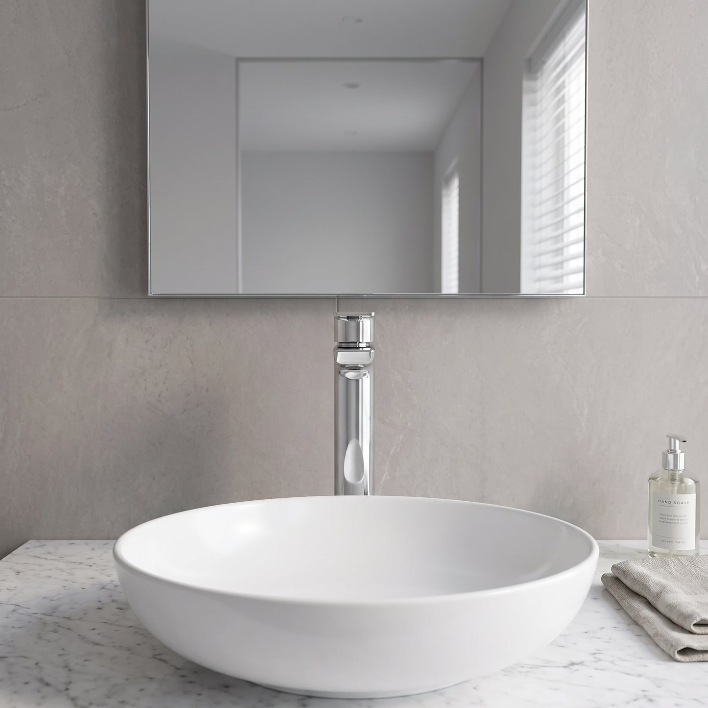 Fairford Una High Rise Basin Mixer