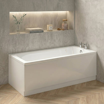 Fairford Una Thin Edge 1700 x 700mm Single Ended Straight Bath