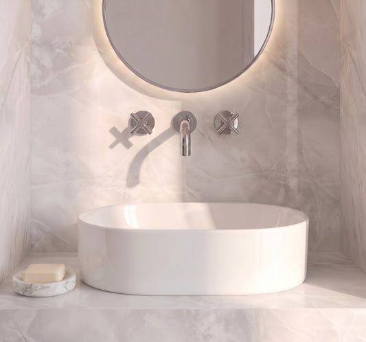 Fairford Verso 3 Hole Wall Mounted Basin Mixer