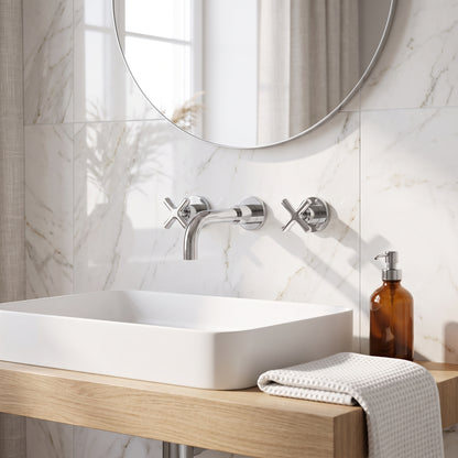 Fairford Verso 3 Hole Wall Mounted Basin Mixer