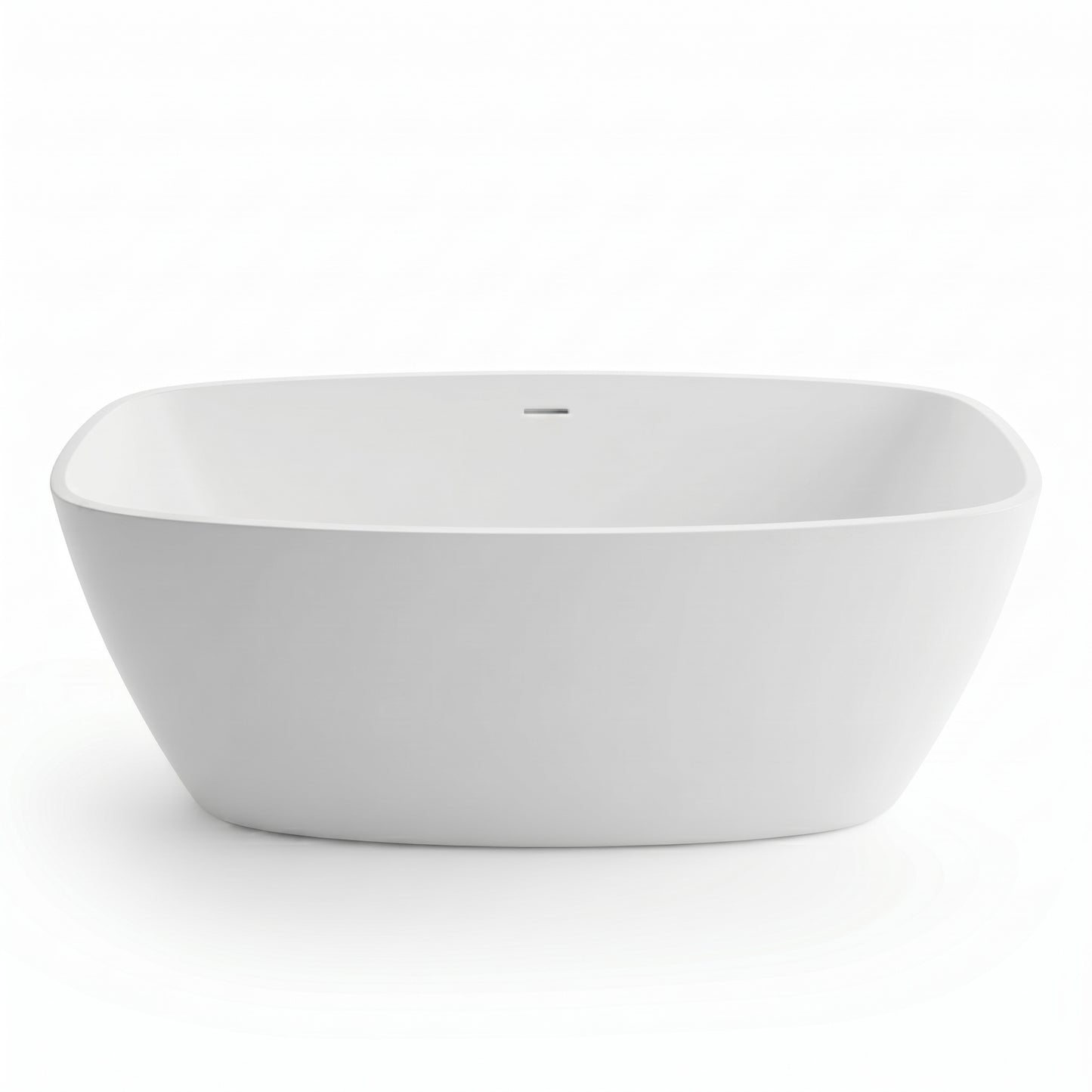Fairford Vive 1610 x 750 x 530mm Matt Solid Surface Freestanding Bath