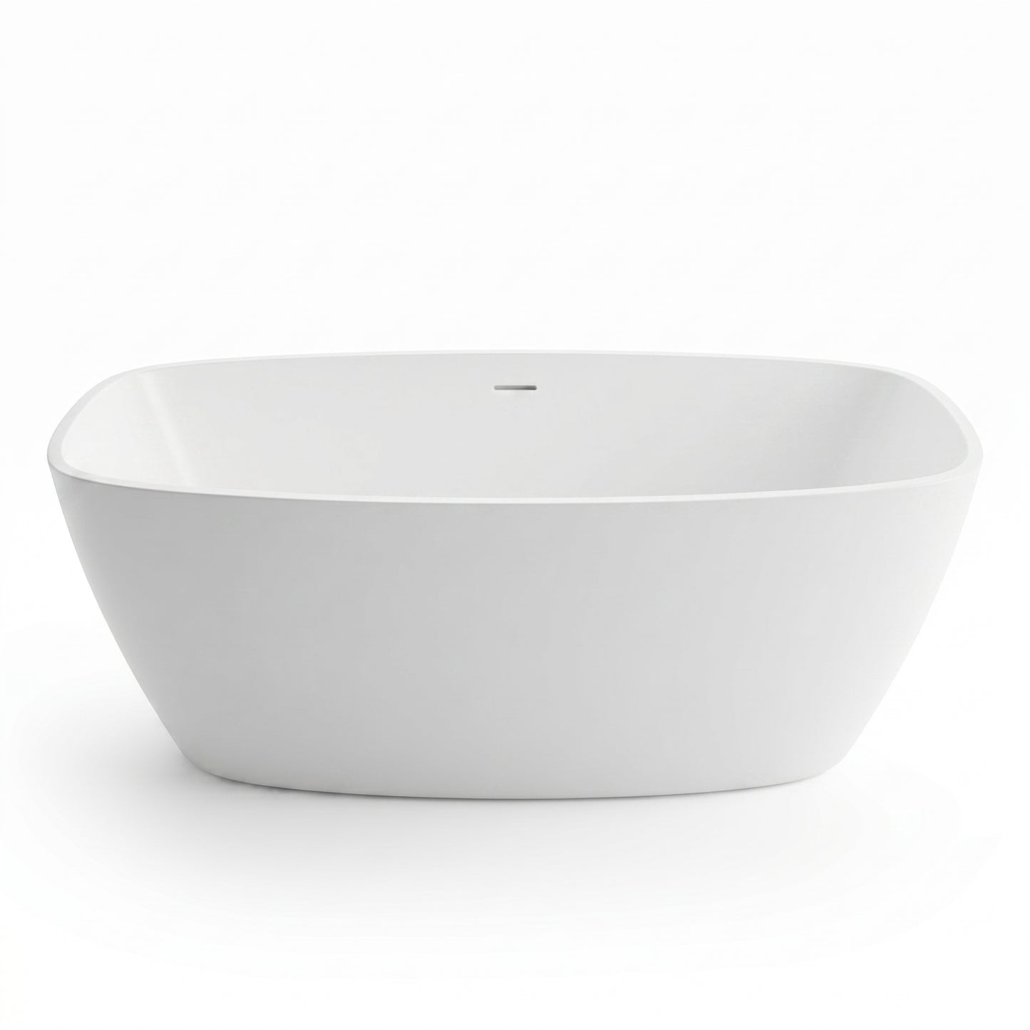 Fairford Vive 1610 x 750 x 530mm Polished Solid Surface Freestanding Bath