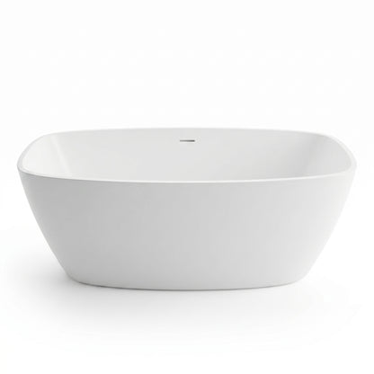 Fairford Vive 1610 x 750 x 530mm Polished Solid Surface Freestanding Bath