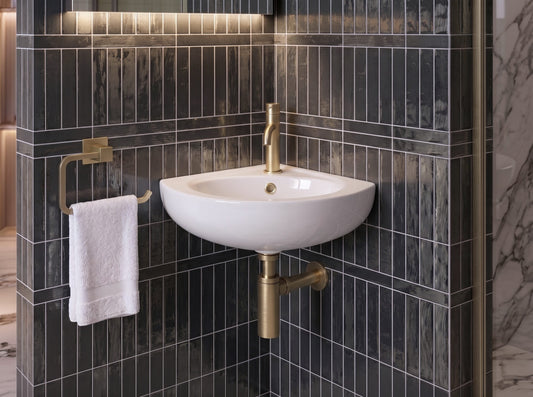 Fairford Wall Hung Corner Basin