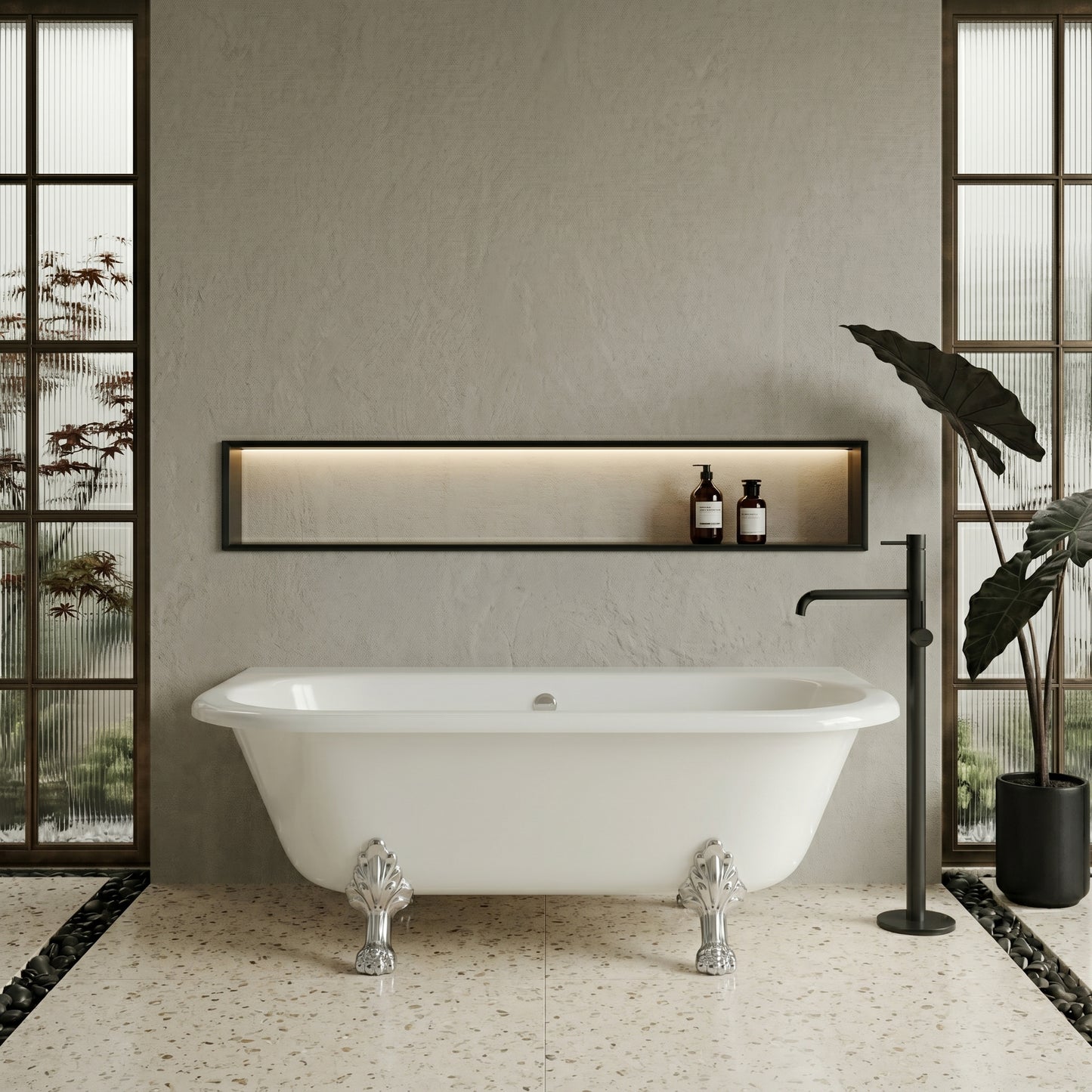 Fairford Warkworth 1700mm Freestanding Baths - Various Feet Options-Pride Feet