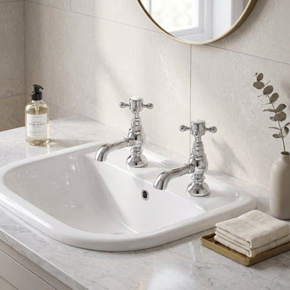 Fairford Winchester Basin Pillar Taps