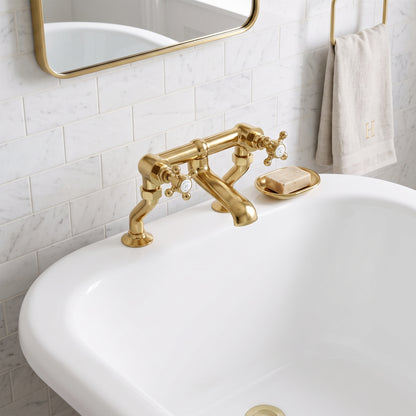 Fairford Winchester Brushed Brass Bath Filler