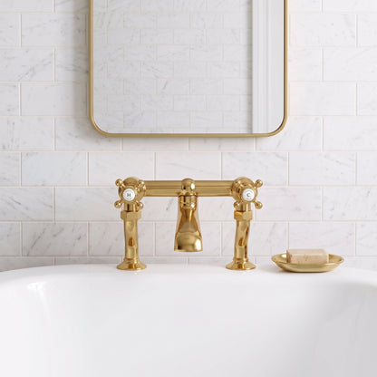 Fairford Winchester Brushed Brass Bath Filler