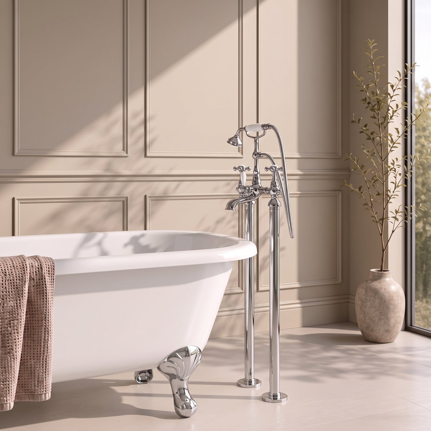 Fairford Winchester Freestanding Bath Shower Mixer