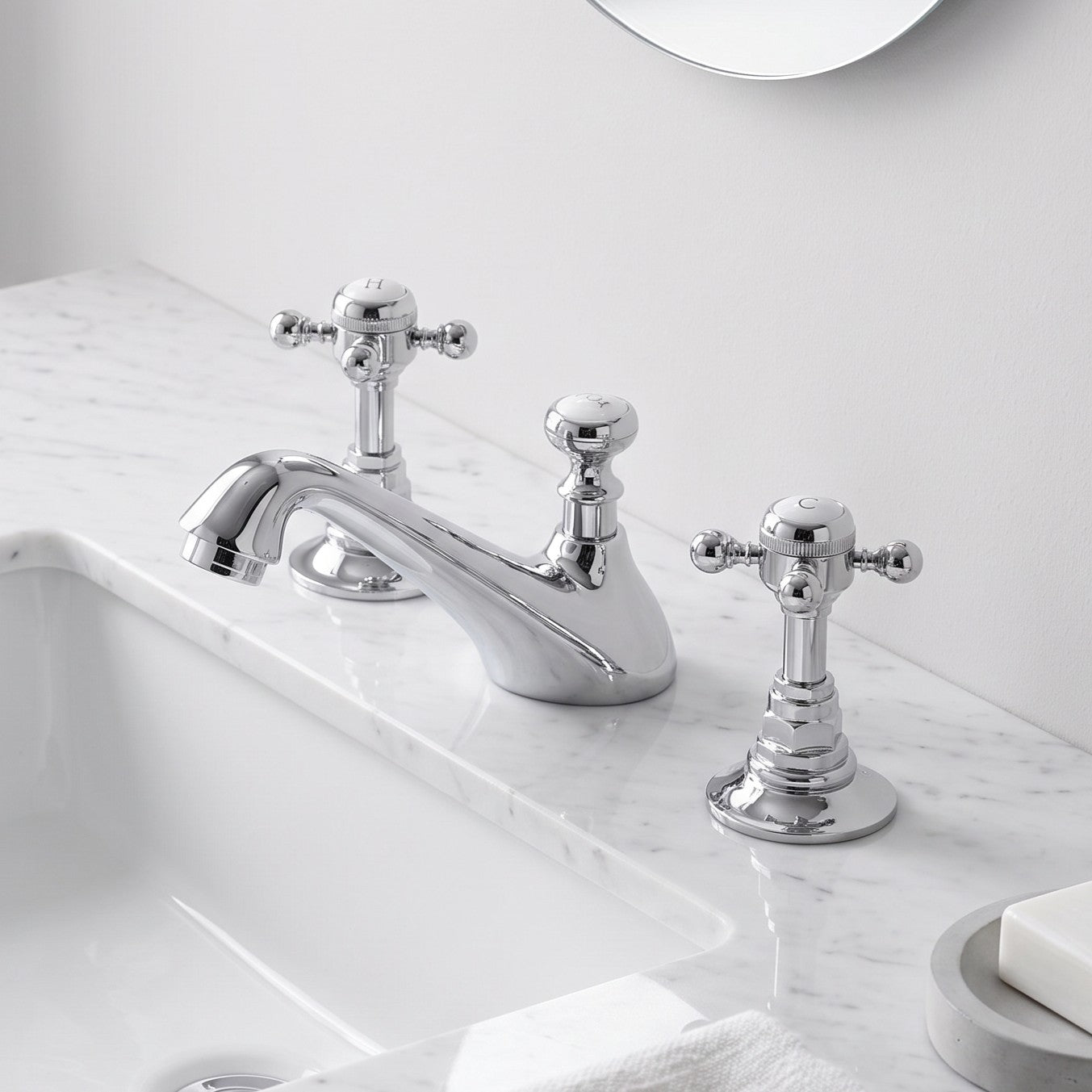 Fairford Winchester Pro 3 Hole Basin Mixer